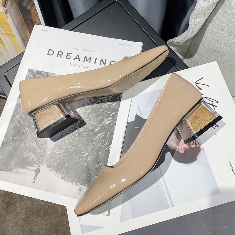 Giày Cao Gót Công Sở Phong Cách Retro Size Nhỏ 33 34