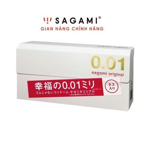 Bao cao su Sagami Original 0.01 nhập khẩu Nhật Bản - mỏng nhất thế giới-Che Tên khi giao hàng