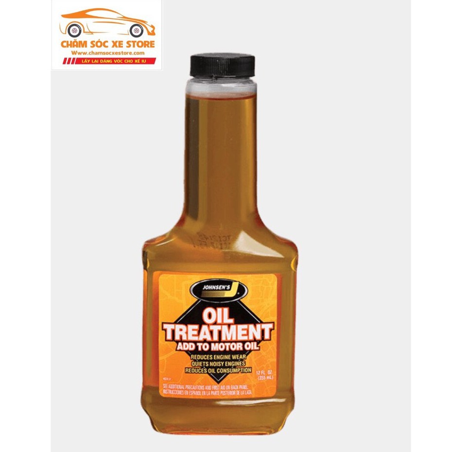 Phụ gia nhớt Johnsen's Oil Treatment 355ml chamsocxestore