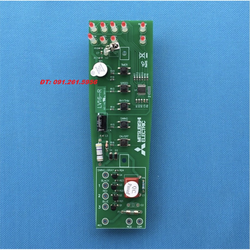 Bộ bo mạch và điều khiển  quạt cây Mitsubishi