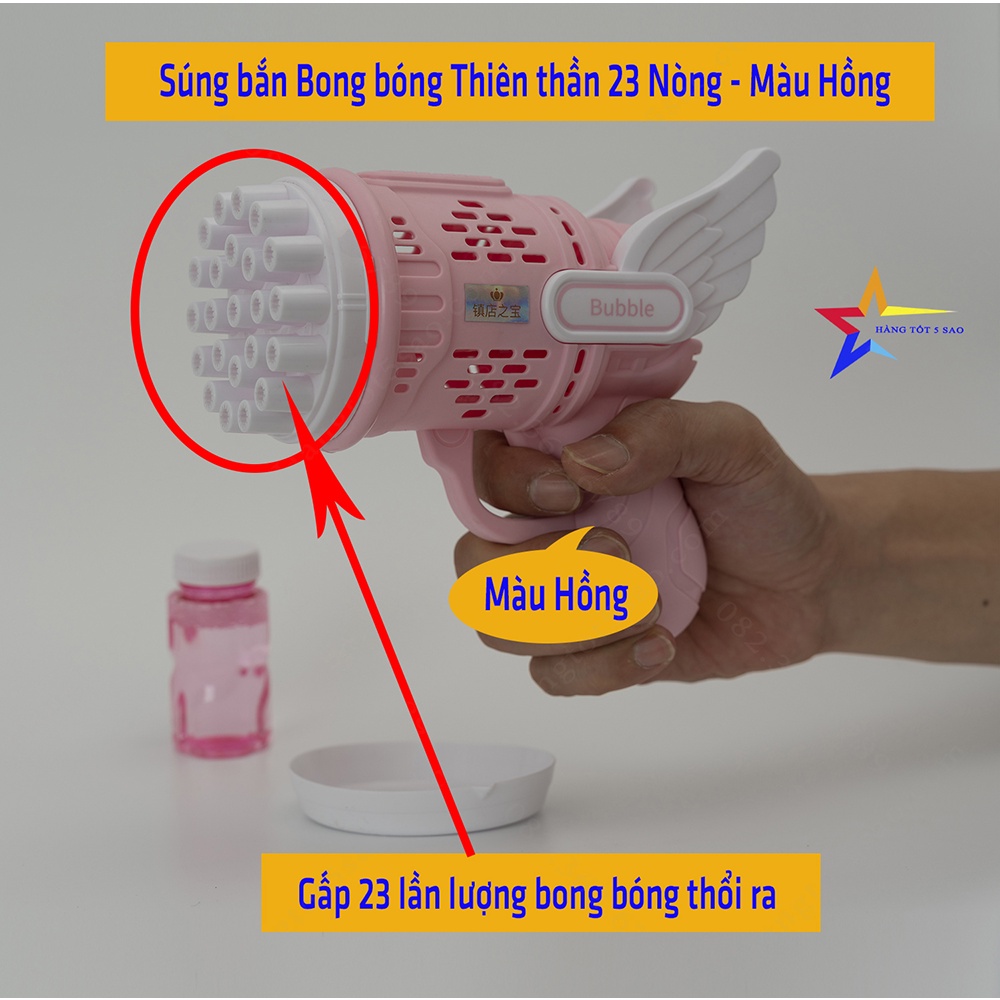 Súng băn bong bóng Xà phòng Siêu mạnh đủ các loại 8 - 23- 32- 36- 44 Nòng