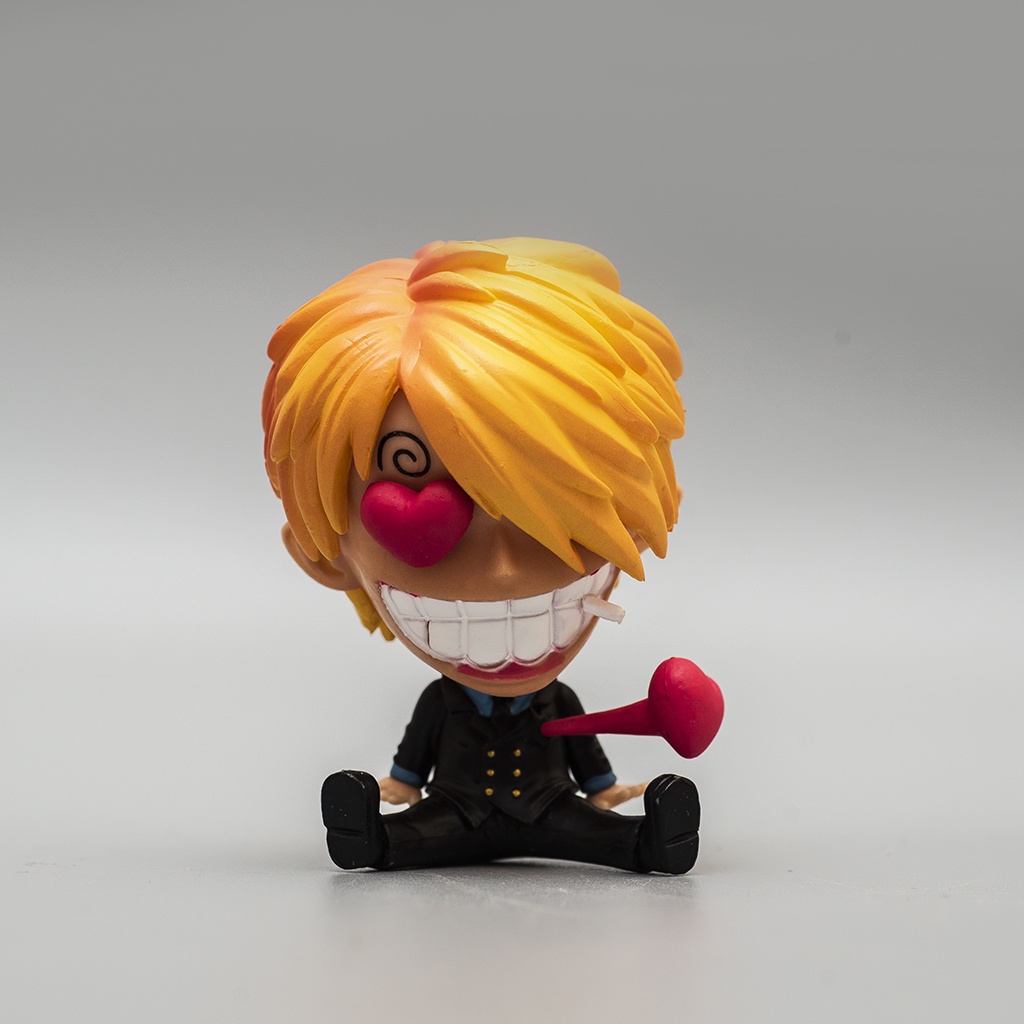 Mô hình One Piece chibi các nhân vật Luffy, Zoro, Sanji, ACE, Sabo - Mô hình trang trí One Piece Haki Shop