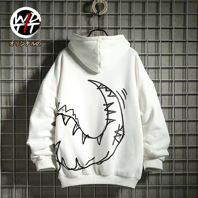 ÁO KHOÁC HOODIE NÓN VẢI NỈ MÀU ĐEN ĐẦU KHỦNG LONG Unisex hoodies