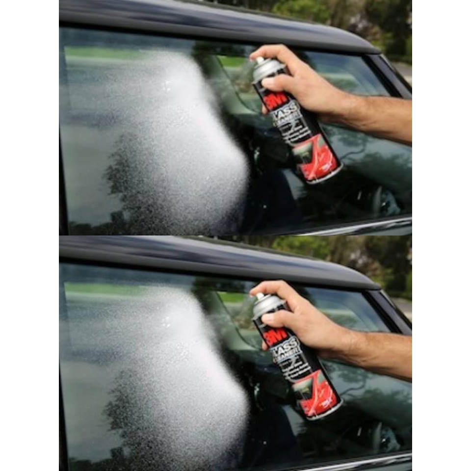 COMBO 3M- NƯỚC RỬA KÍNH Ô TÔ 3M- Glass Cleaner- CHẤT CHỐNG BÁM NƯỚC CHO KÍNH Ô TÔ 3M- GLASS COAT WINDSHIELD