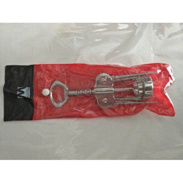 Mở rượu vang 100% inox túi đỏ 606