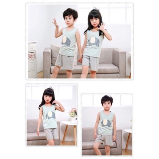 Bộ ba lỗ cho bé trai bé gái size đại