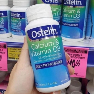 Viên uống bổ sung vitamin d & canxi ostelin calcium & vitamin d3 130 viên úc