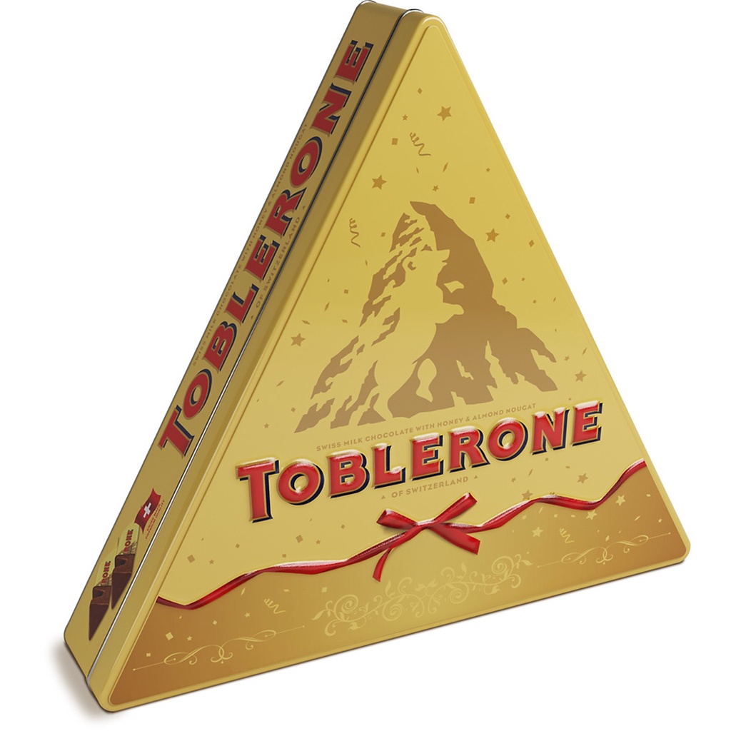 01 Hộp Kẹo Socola Mật Ong & Hạnh Nhân Toblerone 200g ( Hộp Thiết )