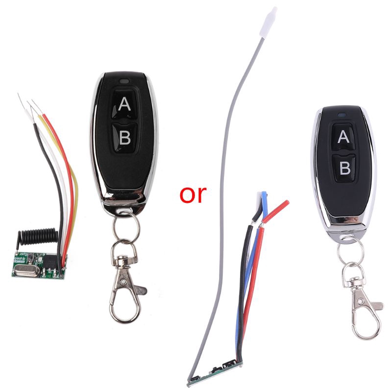 Bộ Công Tắc Điều Khiển Đèn Mini Không Dây 3.6v 12v 24v 433mhz