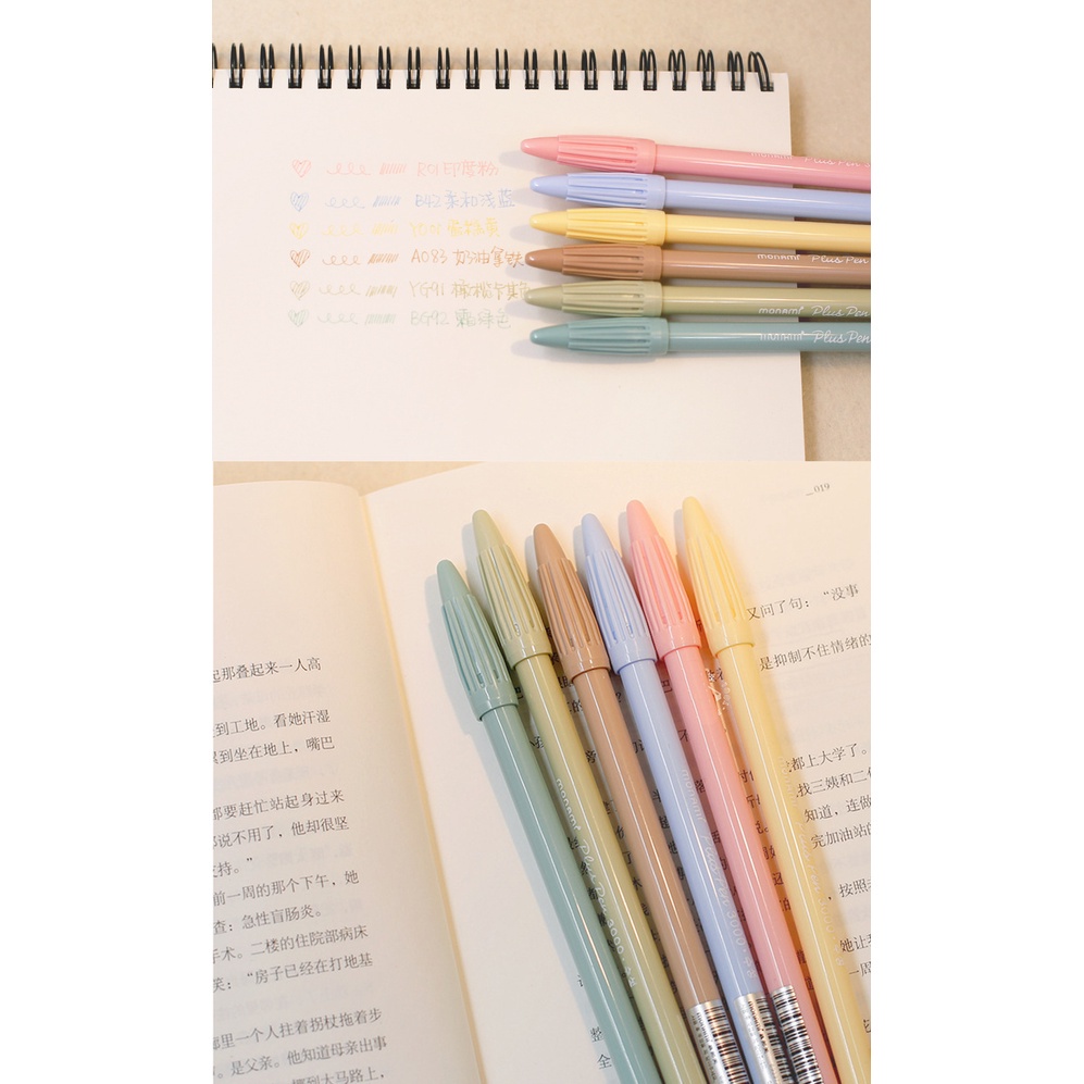 Bút màu nước Monami, bút màu nước nhiều màu tùy chọn kiểu Hàn Quốc - Lion House