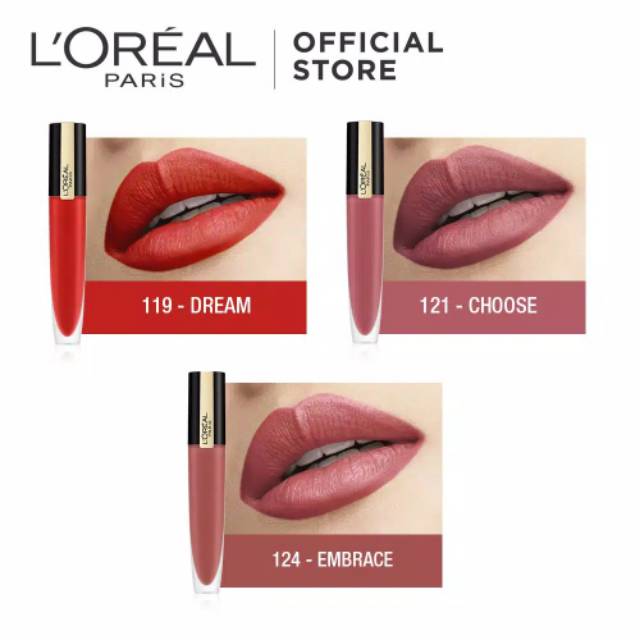 (Hàng Mới Về) Son Môi Lì Dạng Lỏng Lên Màu Chuẩn Đẹp Thương Hiệu L 'Oreal Paris | BigBuy360 - bigbuy360.vn