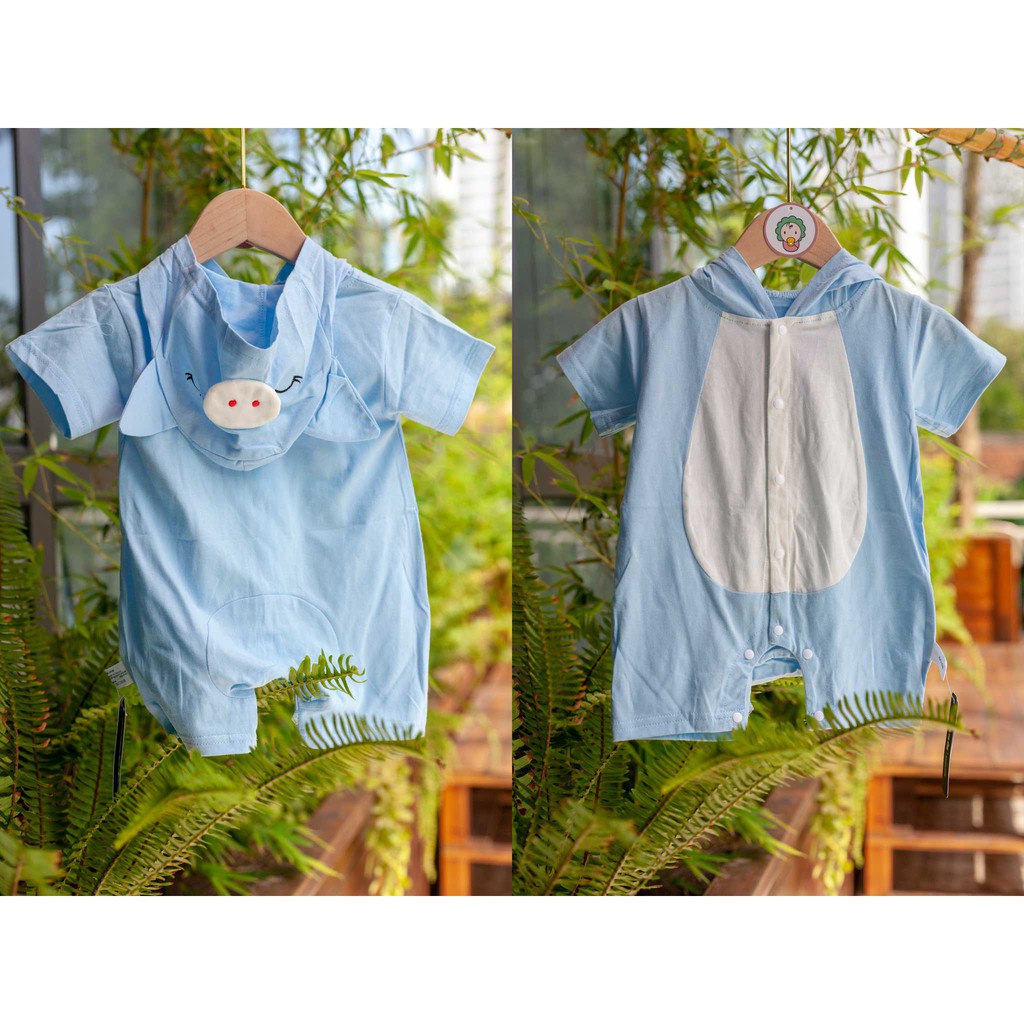 Bodysuit cho trẻ sơ sinh hình Heo xanh BABYWANT