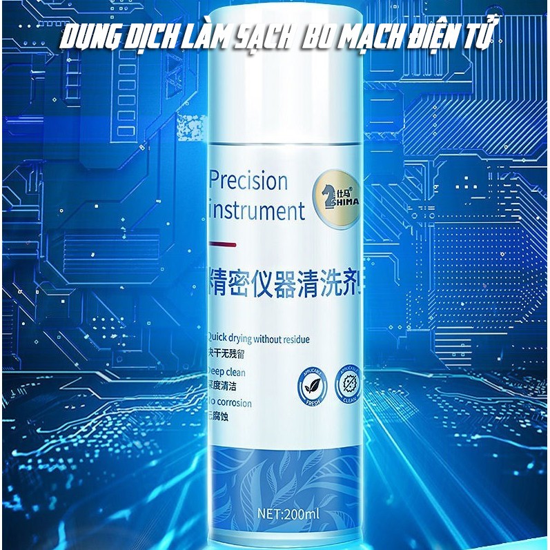 [NHẬP MÃ GIẢM GIÁ 50k] Dung Dịch Xịt Vệ Sinh Bo Mạch Điện Tử Shima 200ml