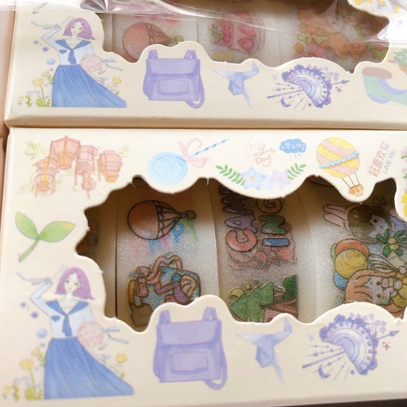 Combo 32 cuộn băng dính washi tape