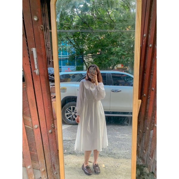 Váy babydoll 2 lớp chất mịn form rộng