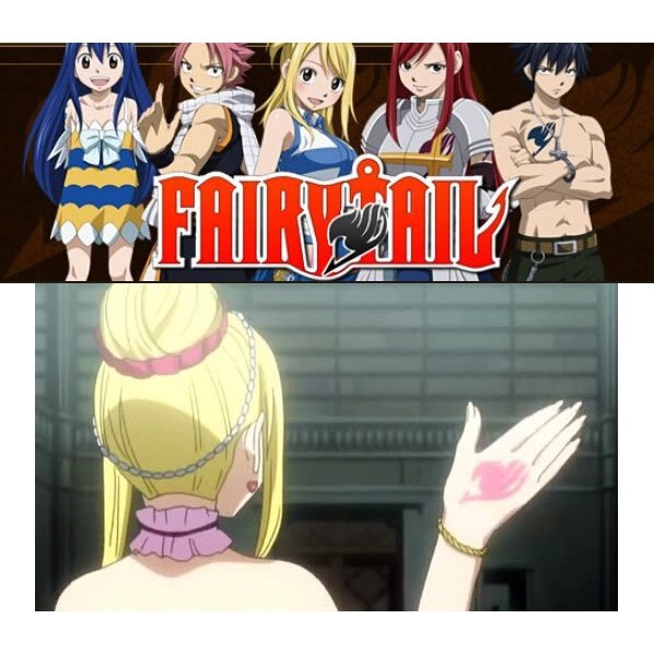 Hình Xăm Dán Chống Thấm Nước Hình Fairy Tail Cá Tính