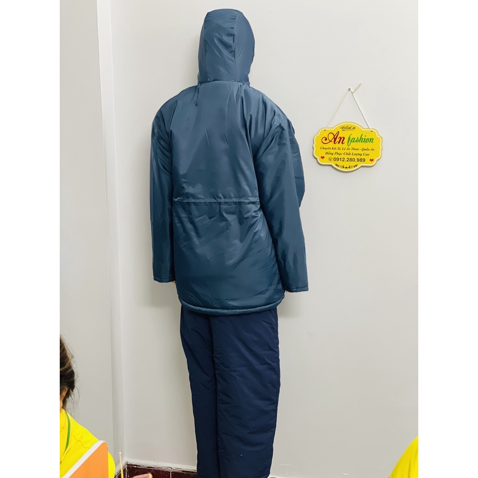 Áo khoát kho đông lạnh âm 25 độ lót lông cừu mềm mại ấm áp _ Hình chụp thật