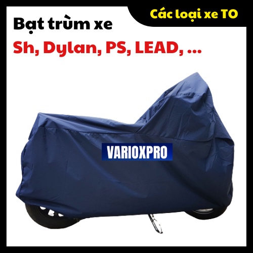 Bạt trùm xe máy loại to dày cho các dòng xe Sh, Dylan, PS, Lead có kích thước lớn