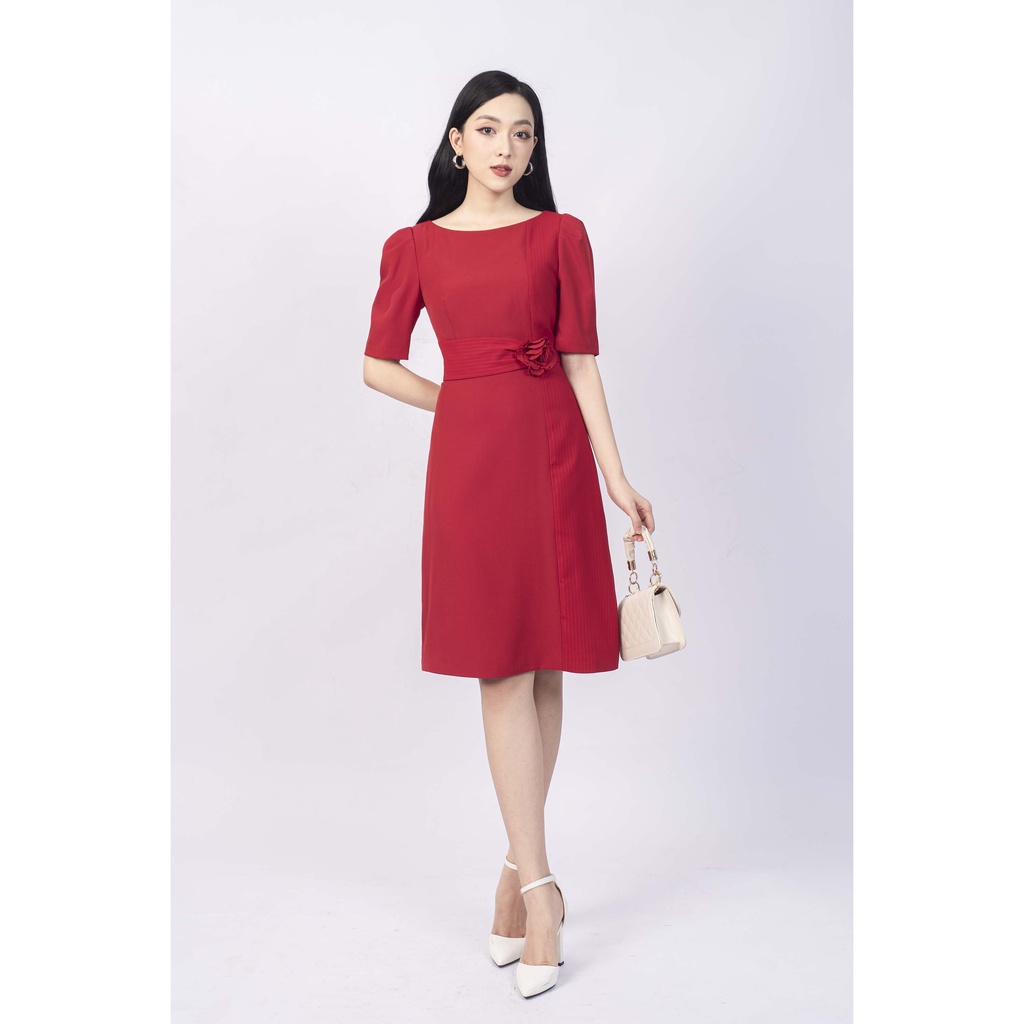 Đầm tay lỡ, đính bèo MMOutfit M-DA000521254