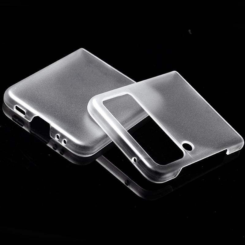 Ốp Điện Thoại PC Cứng Trong Suốt Siêu Mỏng Chống Sốc Cho Samsung Galaxy Z Flip 3