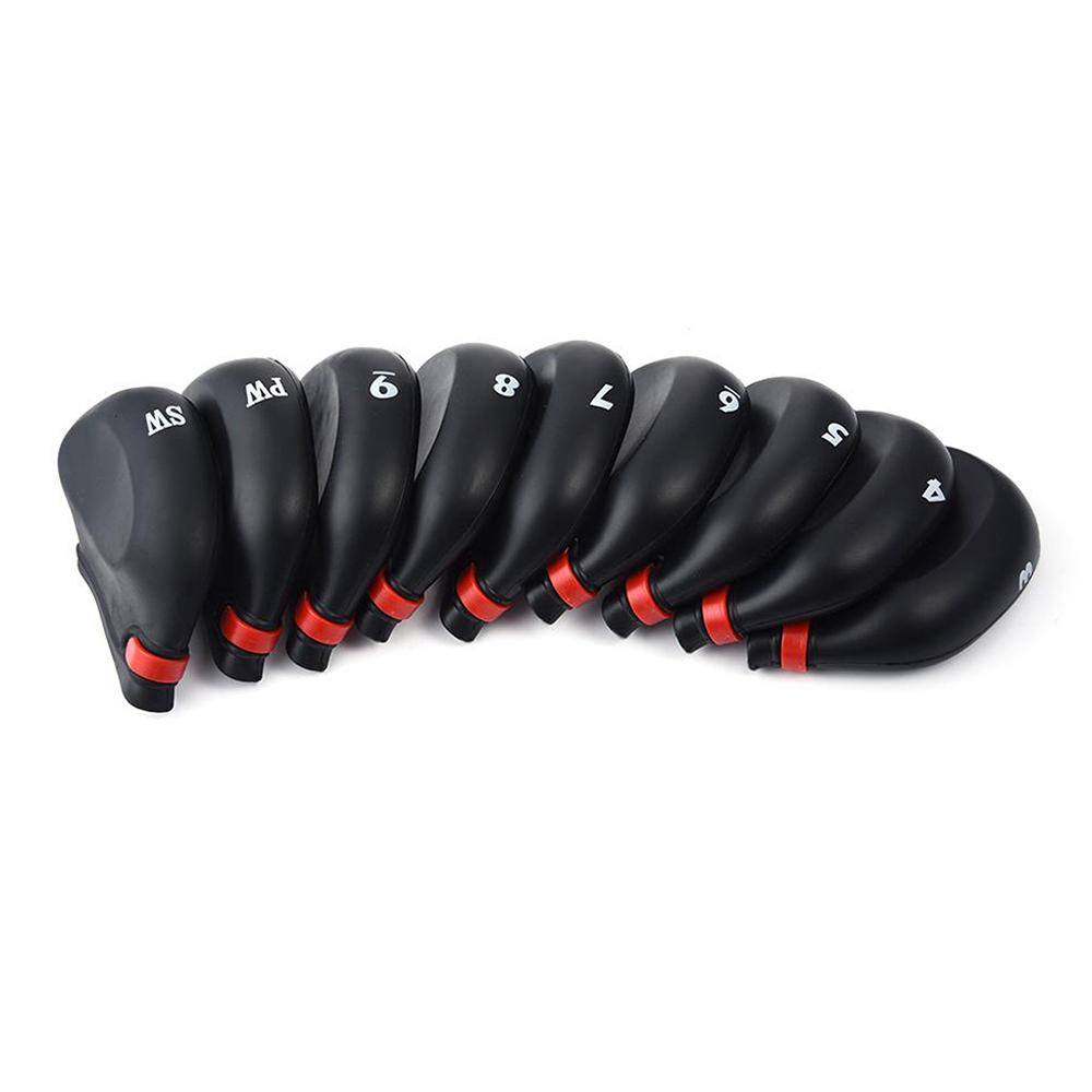 Bộ 9 Vỏ Bọc Bảo Vệ Đầu Gậy Đánh Golf Bằng PVC Chuyên Dụng