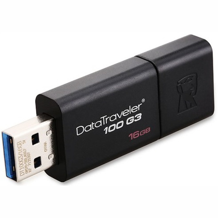 USB Kingston DT100G3 16GB - USB 3.0 - Hàng nhập khẩu - BH 5 Năm