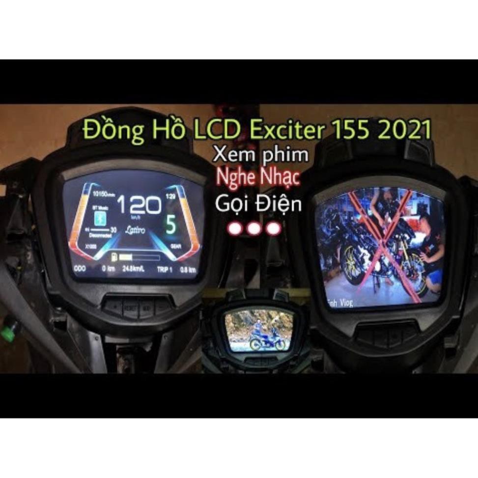 [CHÍNH HÃNG] Đồng hồ điện tử King Drag lắp xe Ex150 - KingDrag exciter 150  Ex2019 Ex2018 ex2015 ex2017 ex2016