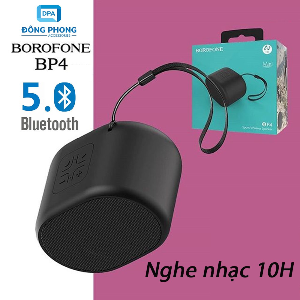 [Mã ELHACE giảm 4% đơn 300K] Loa bluetooth mini Borofone BP4 chính hãng bảo hành 12 tháng