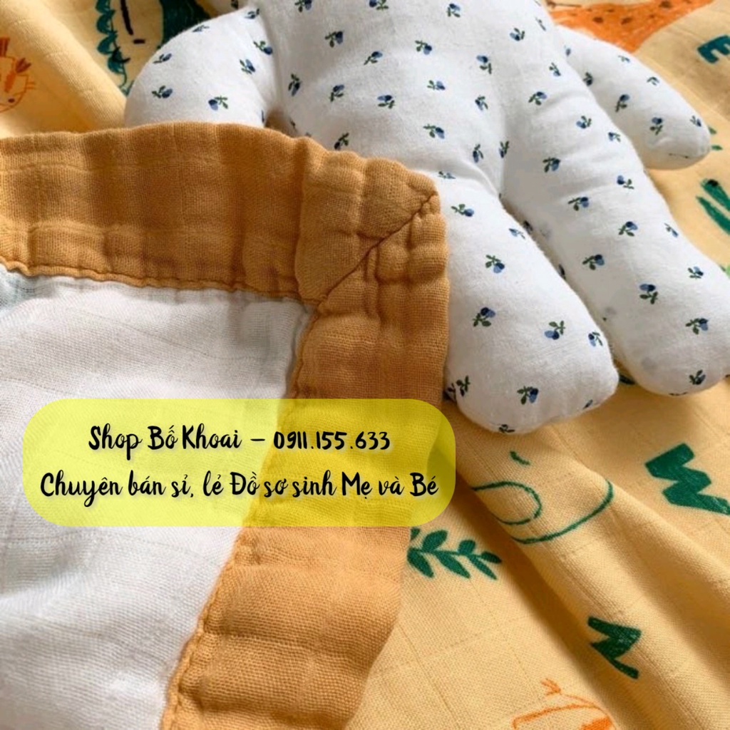 Chăn xô sợi tre 4 lớp - Chăn sợi tre ADEN ANAIS, MANNY, KILUTA - Chăn sợi tre cho bé - Bố Khoai Store