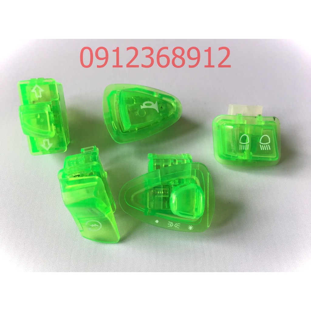 Công tắc màu 5 món cho xe ga SH 2012-2019/ AB/ lead/vision đời mới