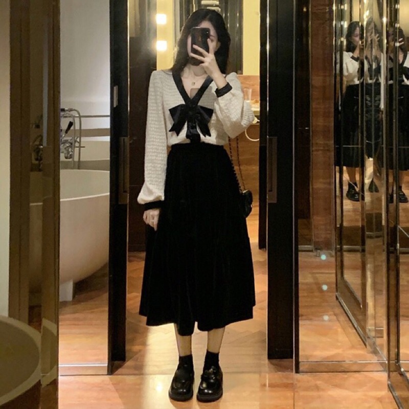 Set váy áo xinh order Taobao