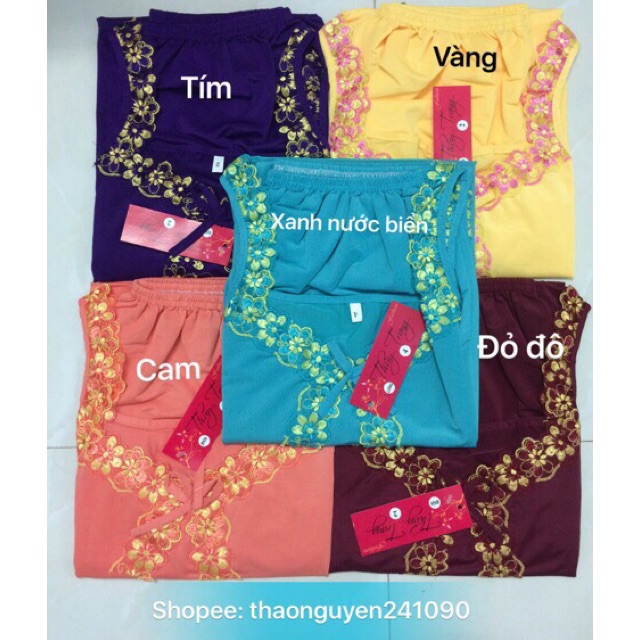 Đồ bộ thun lạnh đùi và lửng