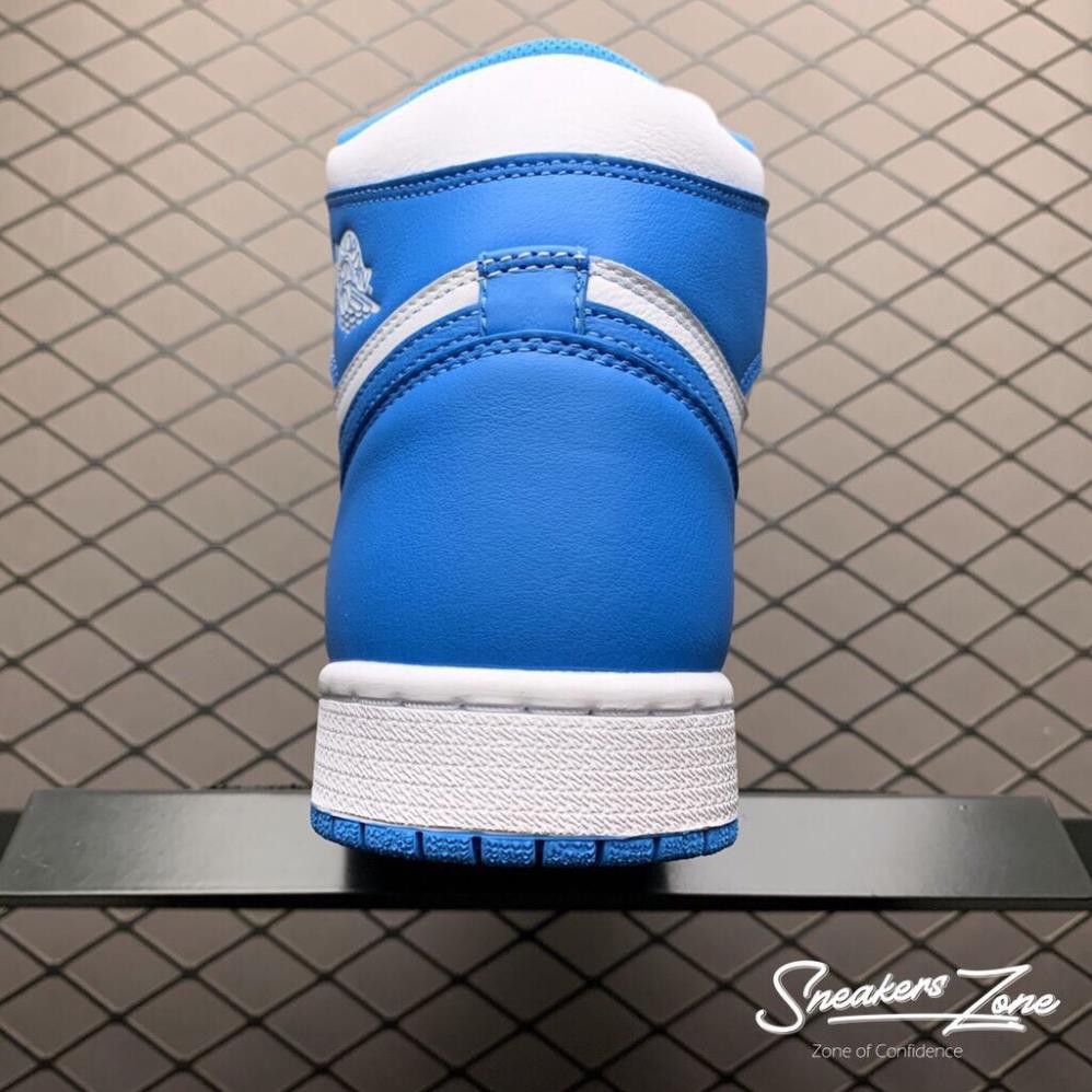 Giày sneaker 𝐍𝐈𝐊𝐄 𝐀𝐈𝐑 𝐉𝐎𝐑𝐃𝐀𝐍 1 Mid Unc University xanh dương Full size nam nữ