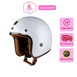[CHÍNH HÃNG] MŨ BẢO HIỂM 3/4 ROYAL M20C ( TRẮNG)