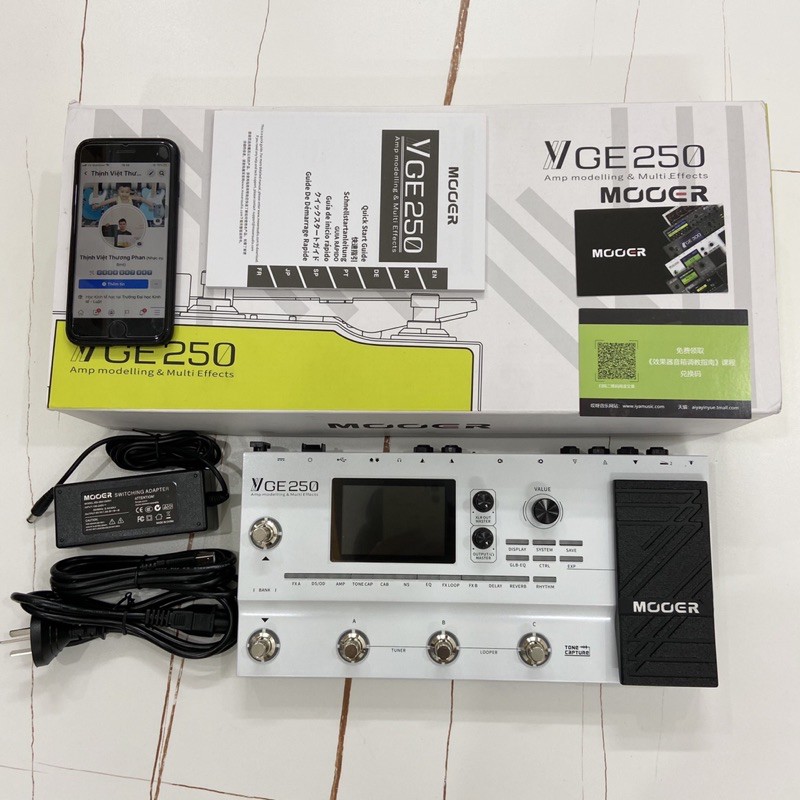 Phơ bàn guitar điện Mooer GE250