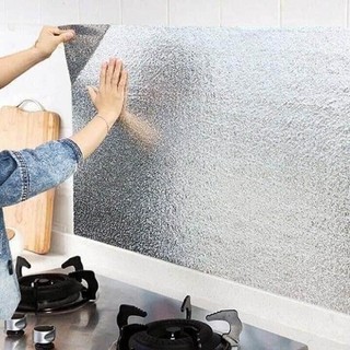 Set 2 cuộn giấy bạc decal dán bếp đa năng
