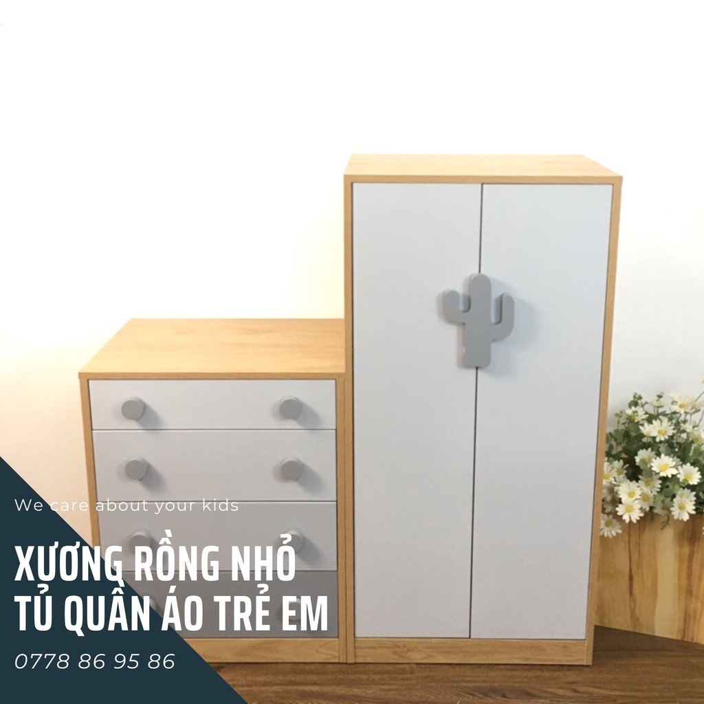 SET 2 tủ quần áo trẻ em_Tủ quần áo em bé