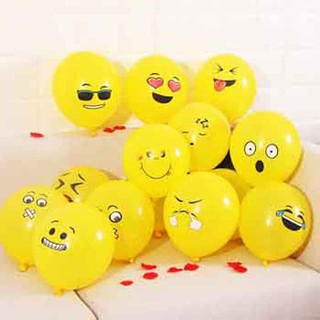 Bong bóng mặt cười quà tặng phụ kiện trang trí buổi tiệc sinh nhật Asam