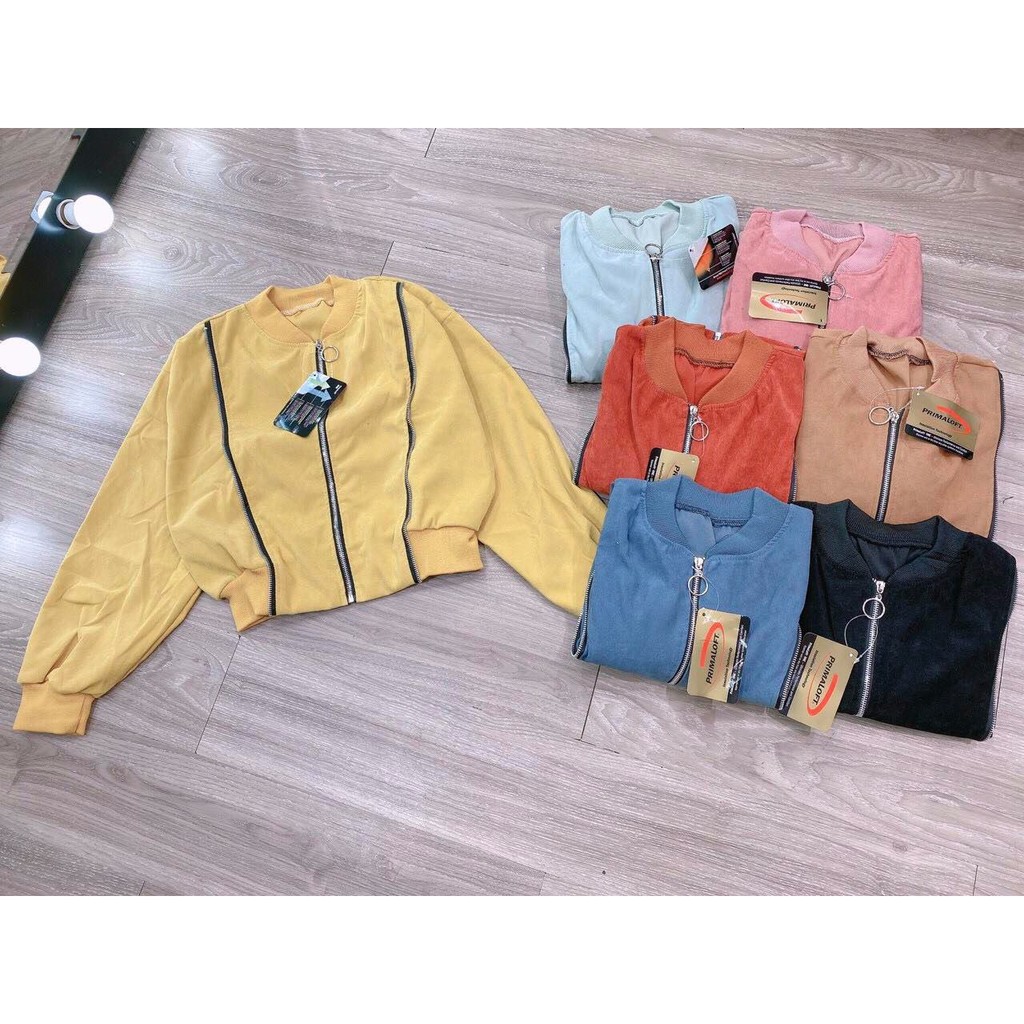 [ Hỗ Trợ Giá ] Áo khoác Croptop lửng Nhung Bố Lụa cao cấp | BigBuy360 - bigbuy360.vn