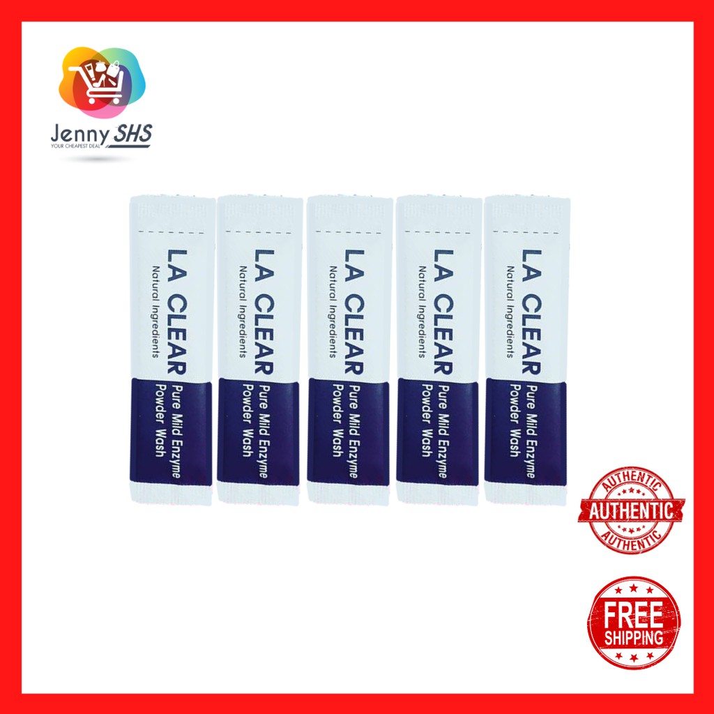 Bột Enzyme La Clear Đa Tác Dụng 3 Cách Dùng (Set 5 gói nhỏ)