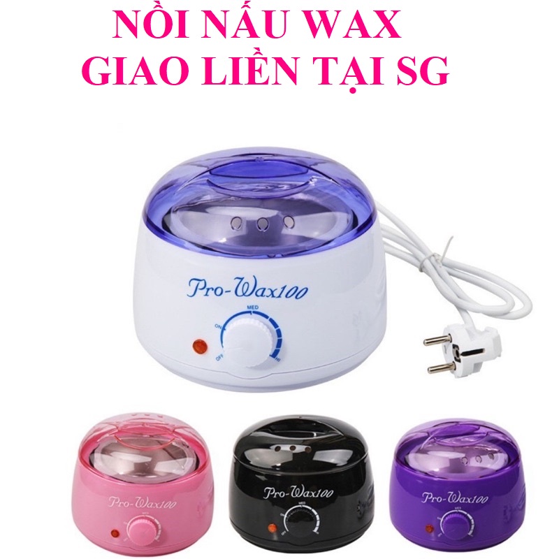 Nồi nấu sáp wax lông máy ria mép lông nách nóng bikini lạnh vùng kín hàng chính hãng