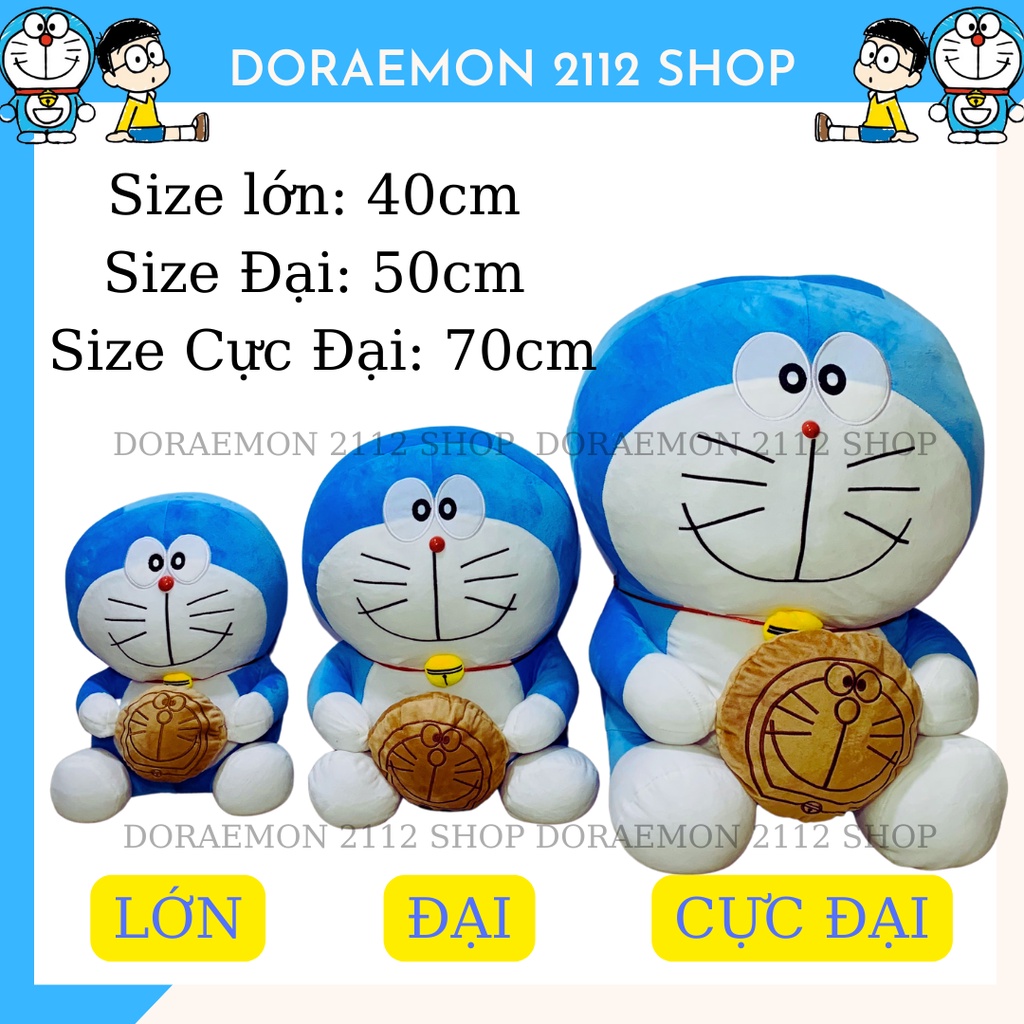 Gấu bông siêu lớn Doraemon (3 size)