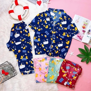 Đồ bộ Kate Thái tay ngắn - quần dài full viền