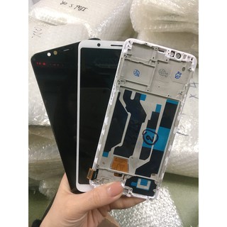 Màn Hình Oppo R11S / CPH1719 - Màn Hình Nguyên Bộ Loại Tốt Nhất - Màn LK, Liền Khung Viền Benzen, Màu Trắng