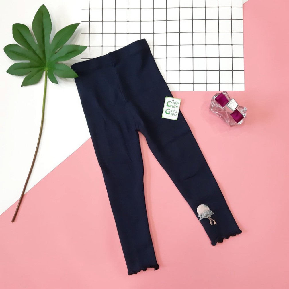 Thời trang hè -  Quần legging dài cotton 4 chiều chất mịn đẹp cho bé gái Luôn luôn rẻ.