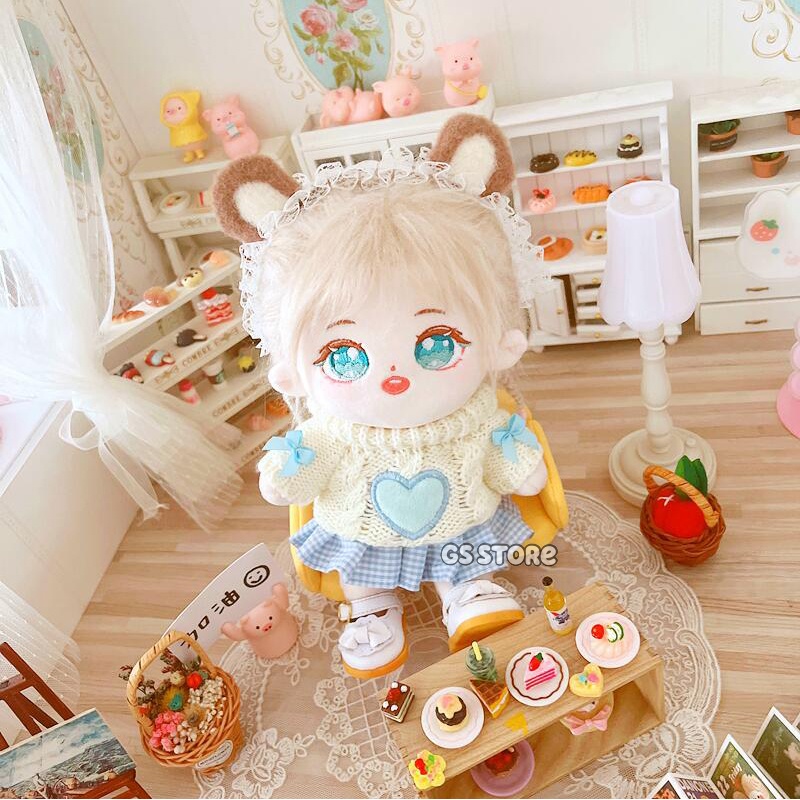 Búp Bê Hình Thần Tượng Xiao Zhan Yibo Chen Linong Taeyeon Jessica SULLYOON Mùa Đông 20cm