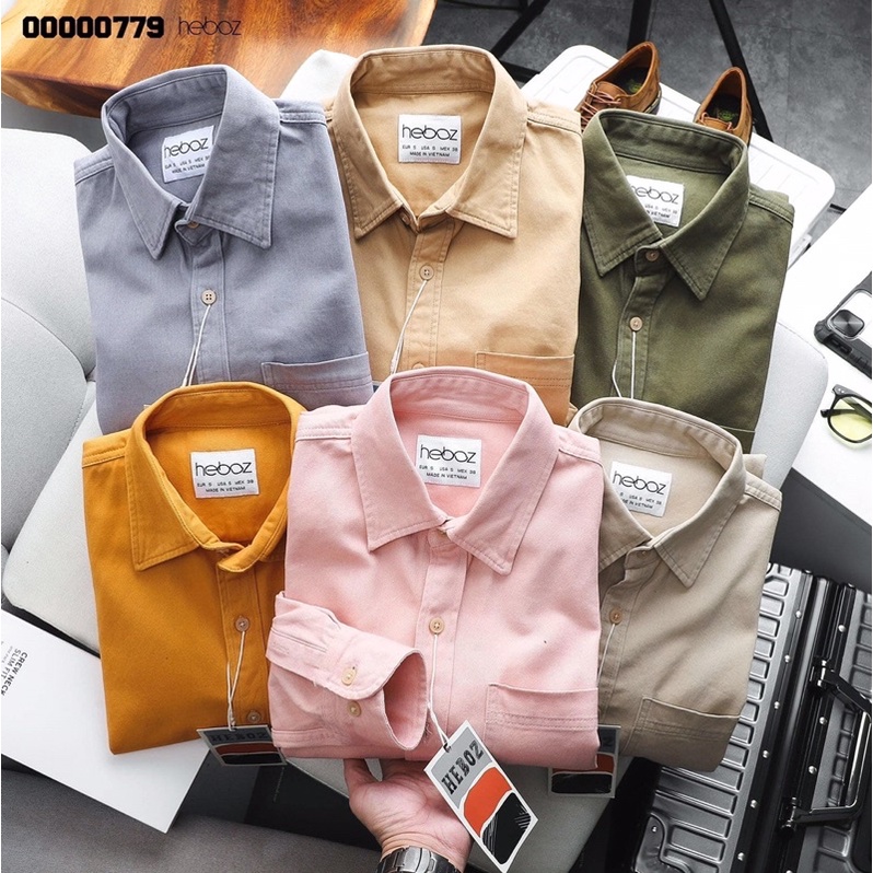 Áo sơmi dài tay nam HB