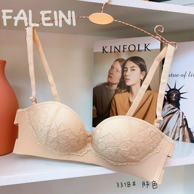 Áo bra cúp ngực viền ren hàng QC