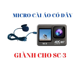  Micro Thu Âm Camera SC-M200; SC-3; SC-3 Air - Micro Ausek S81 - Micro SC-2 - Micro Akaso Brave 7 