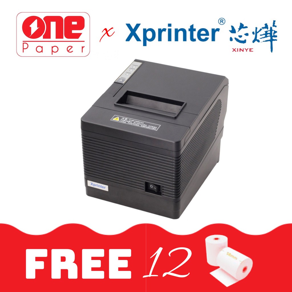 [Mua 1 được 13] Máy in hóa đơn Xprinter XP-Q260 Máy in kết nối điện thoại qua cổng Lan, Máy in bill Sapo, Kiot Việt